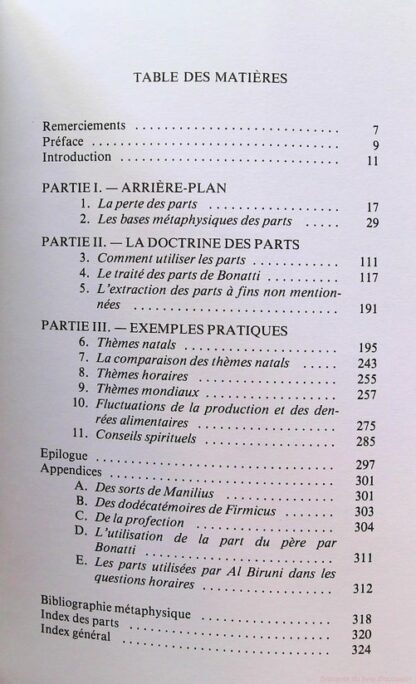 La cle perdue de la prediction - les parts arabes en astrologie- – Image 5