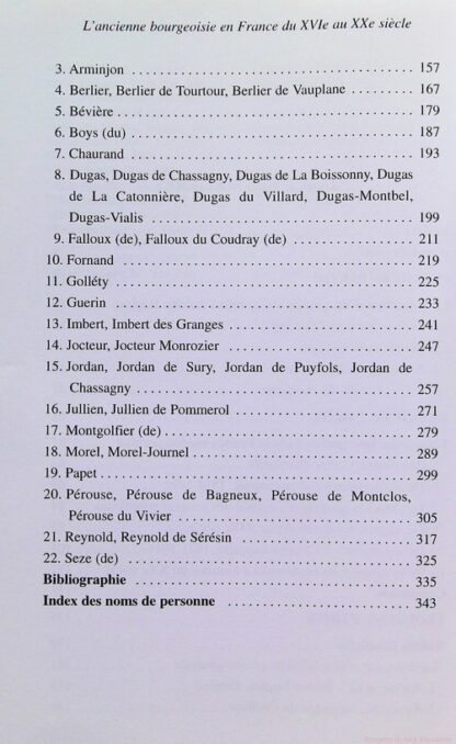 L'ancienne bourgeoisie en France du XVIème au XXème siècle – Image 5