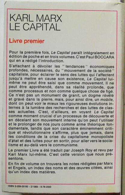 Le Capital - Livre premier – Image 3