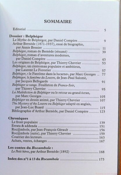 Le Rocambole numéro 14 Dossier belphegor- – Image 5