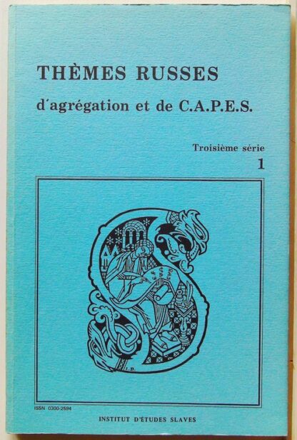 Lot de 2 livres :Thèmes russes d'agrégation et de CAPES troisième série tome 1 et 2