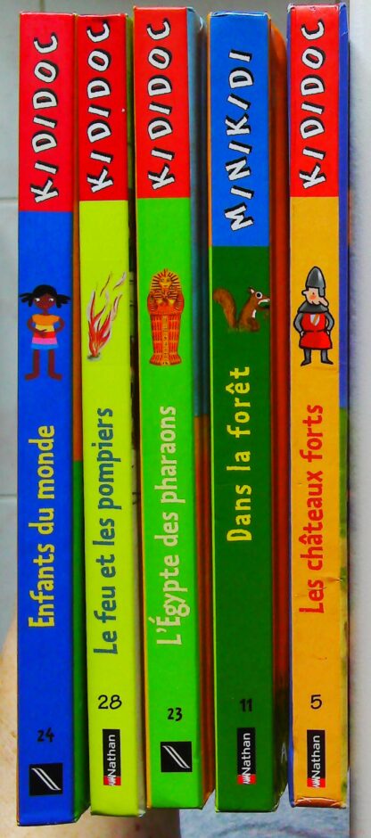 Lot de 4+1 gratuit livres Kididoc (titres en description) – Image 8