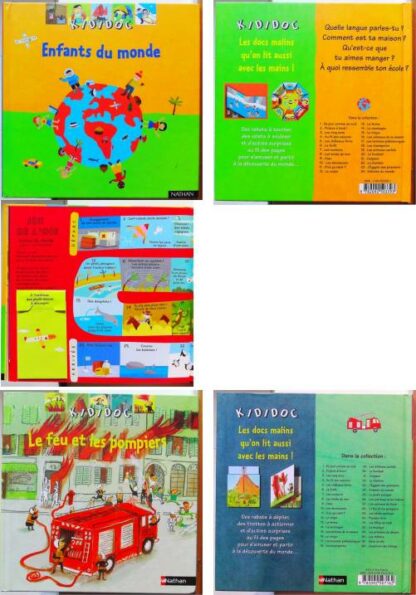 Lot de 4+1 gratuit livres Kididoc (titres en description) – Image 4