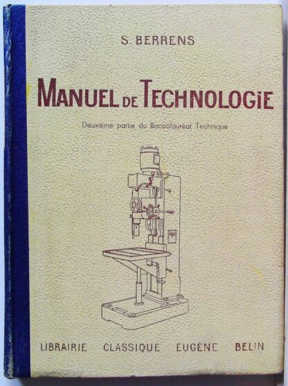 Manuel de technologie – mathématiques-technique S. Berrens