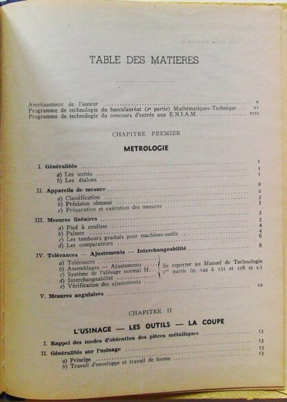 Manuel de technologie  mathématiques-technique S. Berrens – Image 9