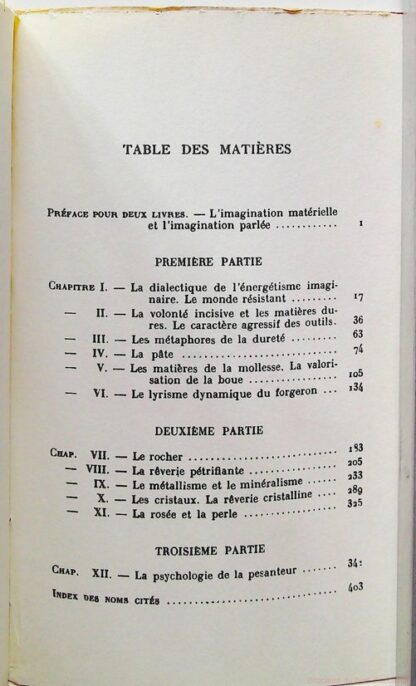 La Terre et les r^everies de la volonté - Essai sur l'imagination de la matière – Image 4