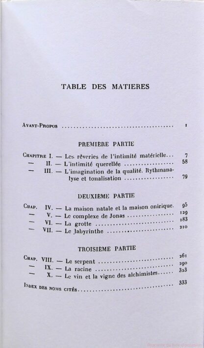 La terre et les r^everies du repos - Essai sur les images de l'intimité – Image 4