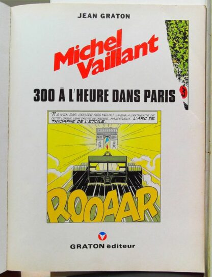 Michel Vaillant  Elf-Antar  2-6 - 300 à l'heure dans Paris – Image 4