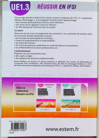 UE 1.3 - Législation, éthique, déontologie - Semestres 1 à 4 – Image 2