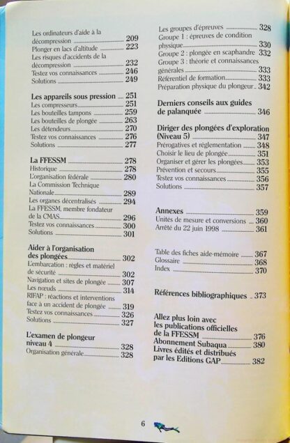 Plongée plaisir, niveau 4 et 5 - Conduite de palanquee et Direction de plongée – Image 5