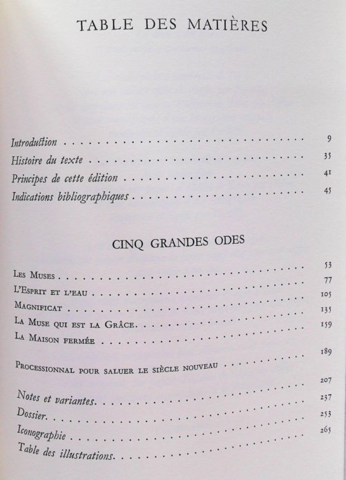Cinq Grandes Odes – Image 4