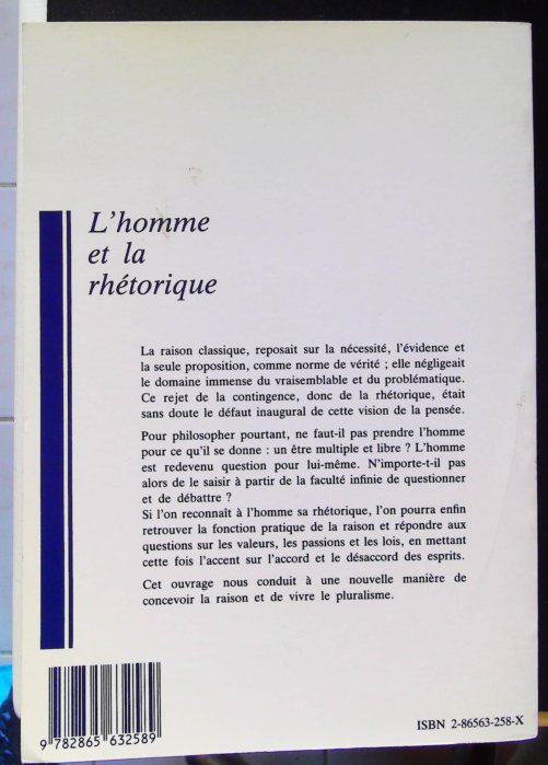 L'homme et la rhétorique, l'ecole de bruxelles – Image 3