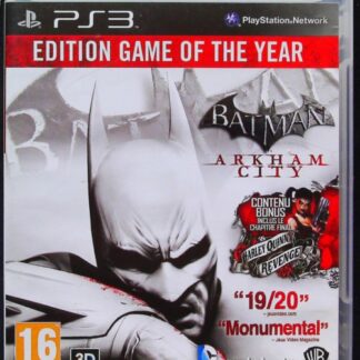 Batman Arkham City Edition jeu de l'anné