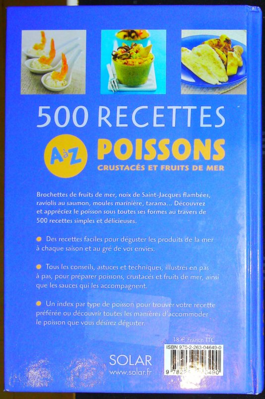 500 recettes de poissons de A à Z NE – Image 3