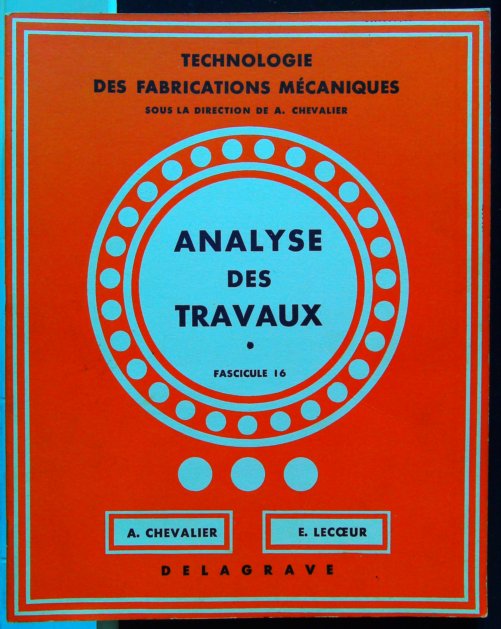 Analyse des travaux - fascicule 16