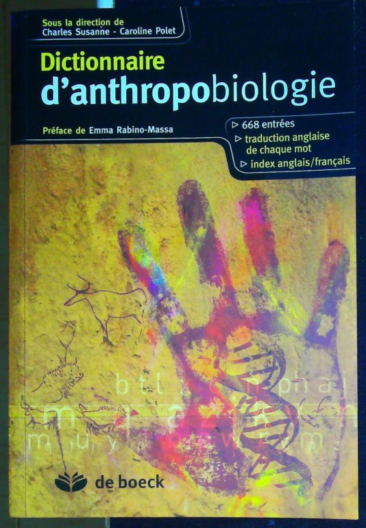 Dictionnaire d'anthropobiologie (2005)