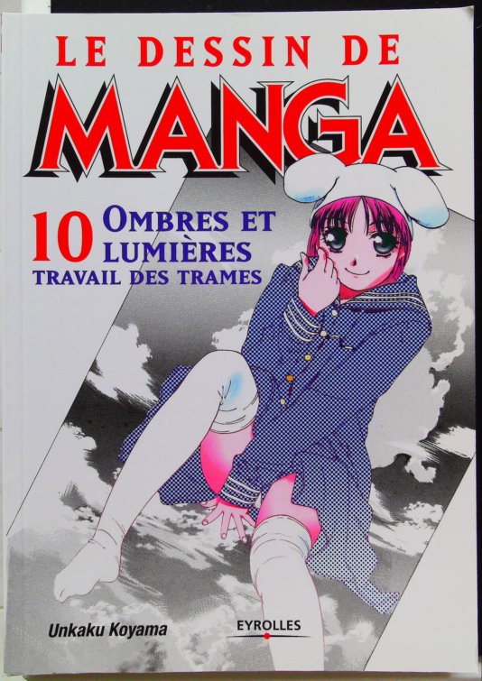 Le Dessin de manga, tome 10-Ombres et lumières, travail des trames