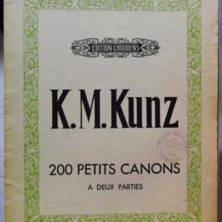 200 petits canons à deux parties