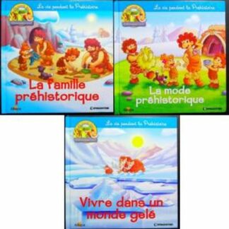 La vie pendant la préhistoire Vol 11,34 et 36 (titres en description)