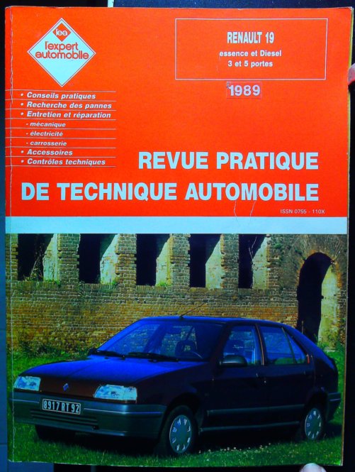 RENAULT R19 88- Revue pratique de Technique Automobile