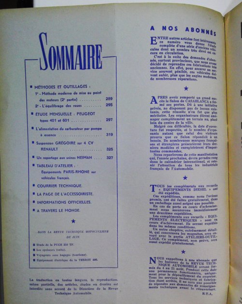Revue Technique Automobile Peugeot 401 601 Pompe à essence – Image 4