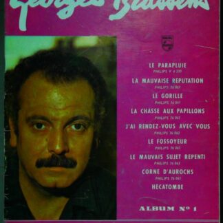 georges Brassens editions musicales album N°1