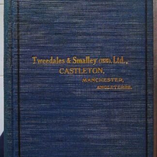 Tweedales Smalley Ltd Casttelton Machine pour la préparation, la filature et la retorderie du coton