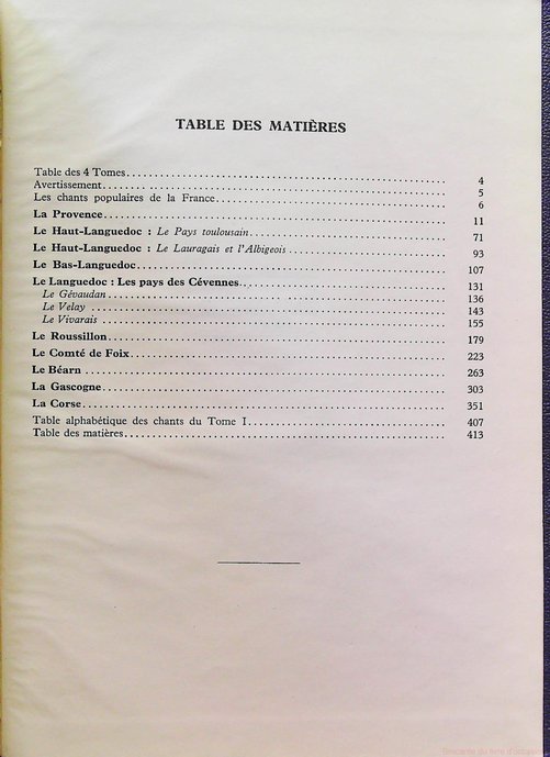 Anthologie des chants populaires français, tome 1 – Image 4