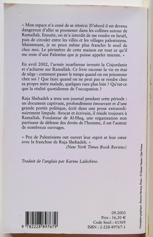 Palestine, terre promise : Journal d'un siège – Image 3