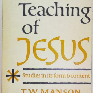 The Teaching of Jesus