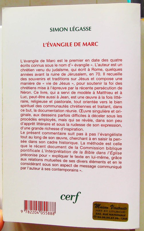 L'évangile de Marc, Tome 1 - Lectio Divina, commentaires 5 – Image 3