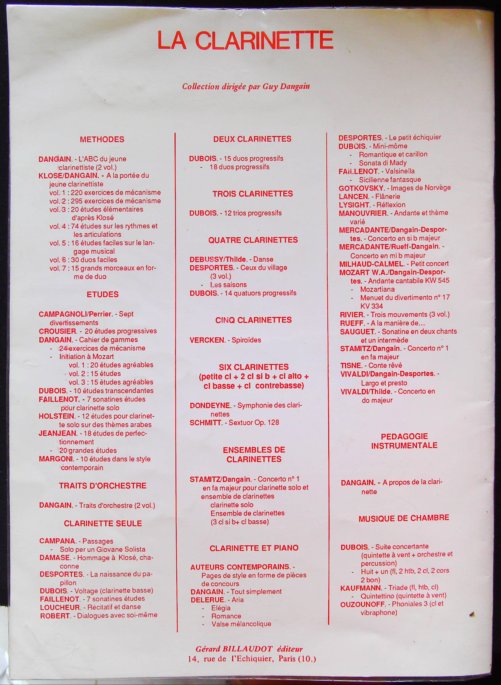 L'ABC du Jeune Clarinettiste Volume 1 – Image 5