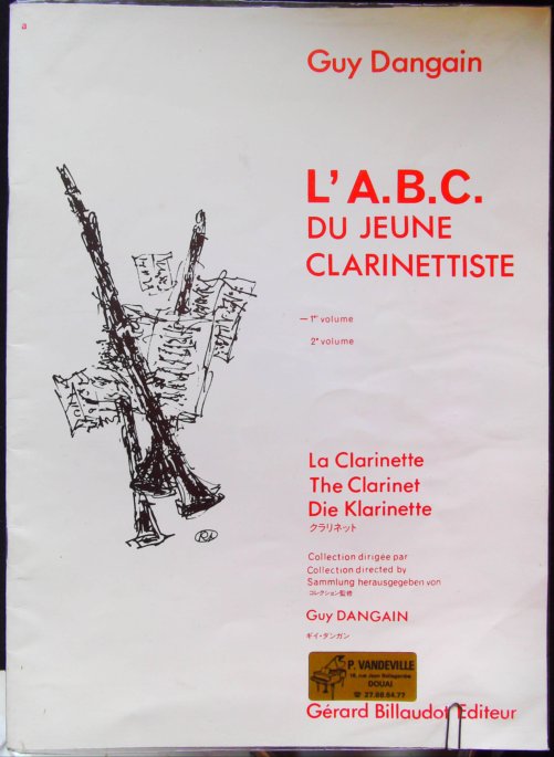 L'ABC du Jeune Clarinettiste Volume 1