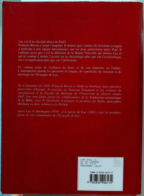 L''Evangile selon saint Luc, Tome 1 (1, 1-9) – Image 2