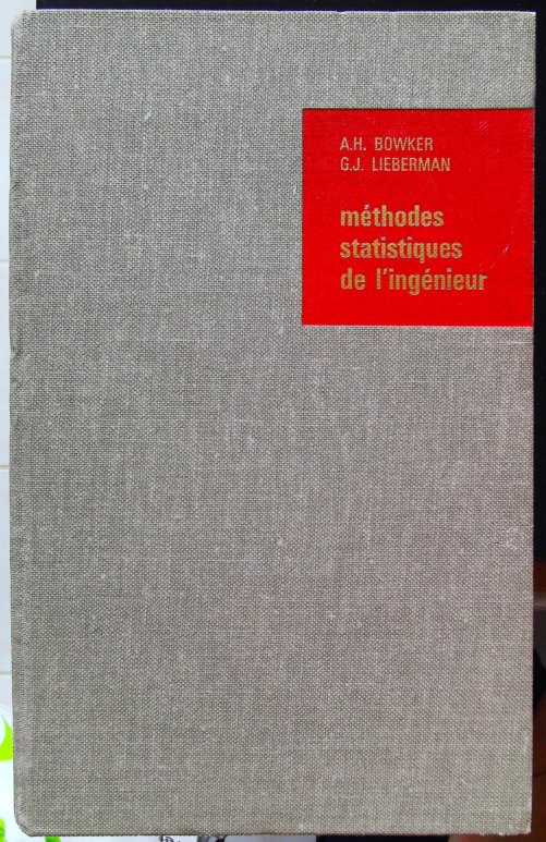 Méthodes statistiques de l'ingénieur
